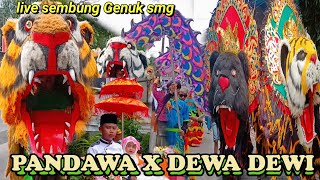 Kirab super meriah Pandawa X Dewa Dewi drumband live sembung Semarang