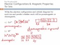 8.7 Ions: Electron Configurations, Magnetic Properties, Ionic Radii, & Ionization Energy