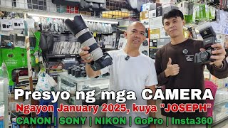 Presyo ng mga Camera Ngayon January 2025, CANON, NIKON, SONY, GOPRO, Camera Kit Lens