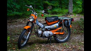 1973 Honda CT90 Forest Ride.