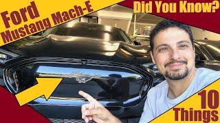 Did You Know? | Ford Mustang Mach-E | 10 Things You May Or May Not Know