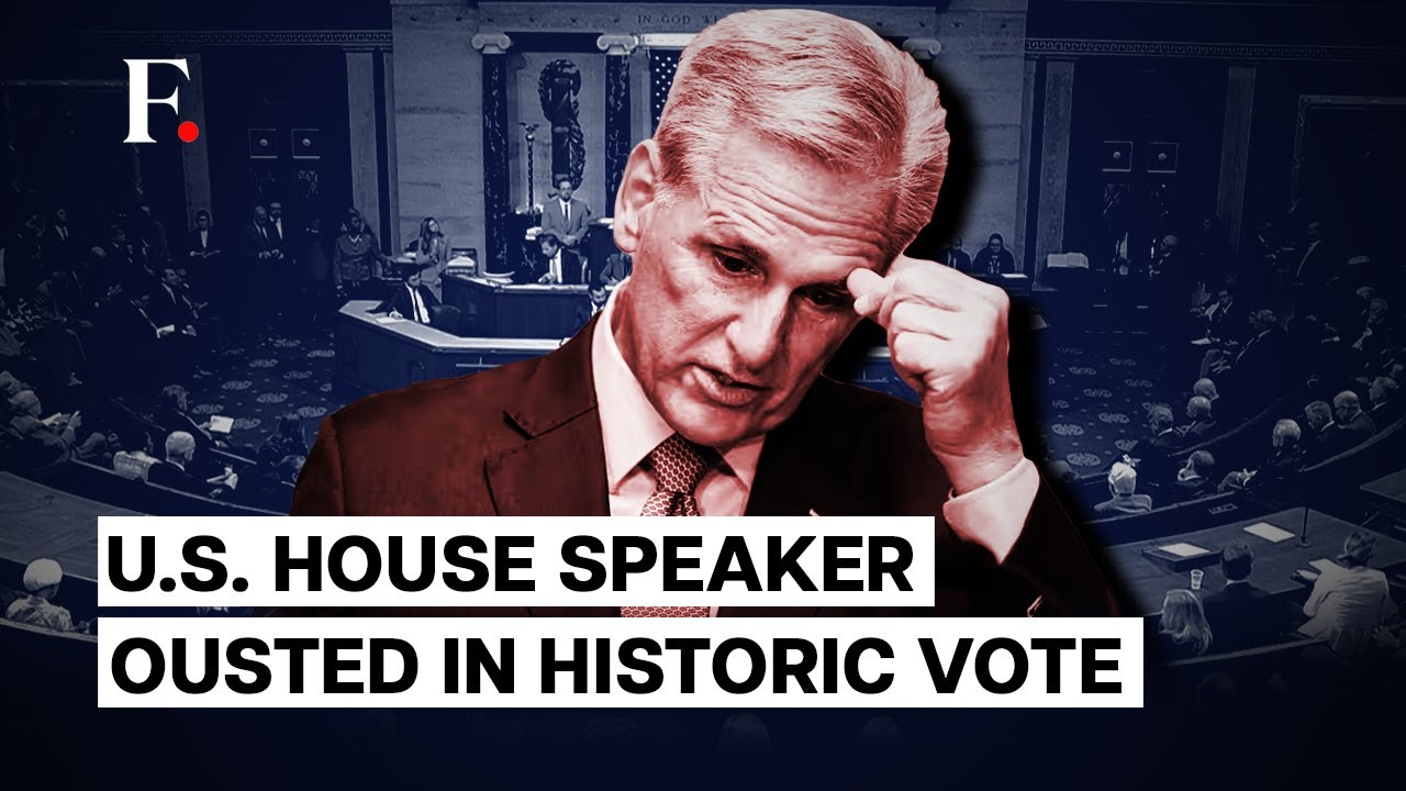 US House Speaker Kevin McCarthy Removed In An Unprecedented Move - YouTube