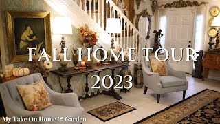 FALL HOME TOUR 2023 🍂 ENGLISH COUNTRY MANOR HOUSE STYLE - MAXIMALIST HOME