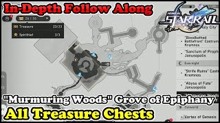 Honkai Star Rail - Murmuring Woods Grove of Epiphany All Chest Locations \u0026 Spirithief Location