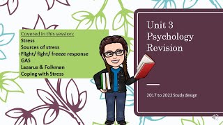 Unit 3 Psychology Revision PowerPoint stress