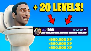 FORTNITE XP MAP to FARM \u0026 LEVEL UP FAST in Chapter 6 SEASON 1! (400,000!)