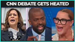 CNN Panel Comes TO BLOWS Over Harris Avoiding The Press