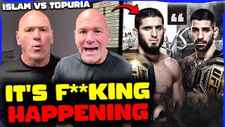 BREAKING! Ilia Topuria vs Islam Makhachev ANNOUNCED, Dana White REVEALS Big News! Jones vs Aspinall