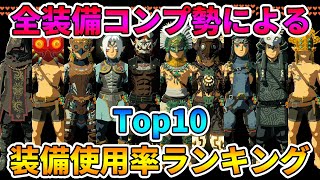 【ゼルダの伝説 ティアキン】全装備コンプ勢による装備 使用率 入手優先度ランキング！！【ティアーズオブザキングダム】Part29