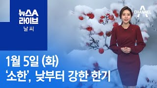 [날씨]일년 중 가장 춥다는 ‘소한’…낮부터 강한 한기 | 뉴스A 라이브