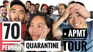 QUARANTINED WITH 70 PEOPLE || San Francisco Coliving Apartment Tour