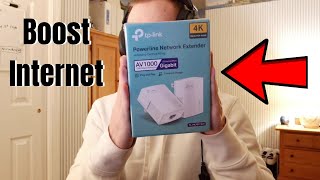 HOW TO EXTEND ETHERNET TO ANY ROOM IN THE HOUSE - TP Link AV1000 Review