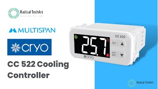 Digital Cooling Controller Working parameter setting | CRYO CC 522| Multispan RadicalTechArt