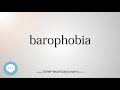 barophobia