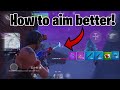 How to get BETTER AIM IN FORTNITE MOBILE! (Guaranteed)