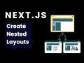 Next.js Nested Layouts | Nested Layouts in Next.js | Next js Nested Layout Tutorials