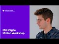 MOTION DESIGN workshop with type designer and animator MAT VOYCE