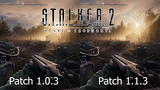 STALKER 2 - Patch 1.0.3 vs Patch 1.1.3 | RX 6700 XT + Ryzen 5 5600 - Performance Comparison