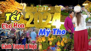 Cảnh Tượng Chợ Hoa Mỹ Tho & Đường Hoa Mỹ Tho Vắng Lặng Ngày 21 Tết Ăn Tảo Mộ Miền Tây