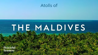 Atolls of THE MALDIVES -  4K UHD Aerial - Visit this Heavenly Tropical Travel Destination