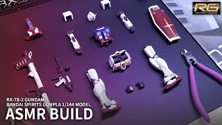 RG NO.1 1/144 RX-78-2 퍼스트 건담 ASMR 빠른조립 - RG 1/144 RX-78-2 Gundam Speed ASMR Build