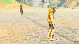 【ブレワイ】依頼を受けて、バイクだけ急発進させてみた【BotW】