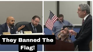 They Banned The Constitution And The American Flag!