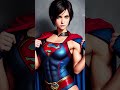 Kara Zor el  Super Girl And Sasha Calle Super Girl By Ai Art #shorts #abs #supergirl