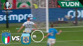 ¡ERA EL TERCERO! Messi asiste y Lo Celso falla | Italia 0-2 Argentina | Finalissima 2022 | TUDN