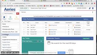 Linking Aeries and Google Classroom