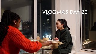 Vlogmas Day 20 | Work Day at a Cafe, Girls' Night In, Daily December Giveaways!