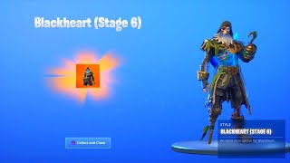 fortnite season 8 blackheart stage 6 unlocked fortnite season 8 blackheart max styles - fortnite season 8 blackheart max