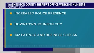 Sheriff: Extra downtown Johnson City patrols to continue ‘as long as necessary’