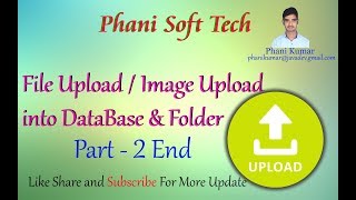 Image Uploading into database and file using java - 2 - Phani Soft Tech