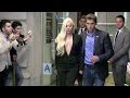 Lady Gaga goes out of Mr Chow restaurant in New York