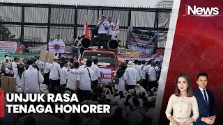 Unjuk Rasa, Massa Tuntut Kesejahteraan Tenaga Honorer | iNews Pagi | 04/02