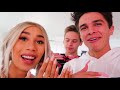 WEARING LONG ACRYLIC NAILS FOR 24 HOURS!! (W MyLifeAsEva)  Brent Rivera