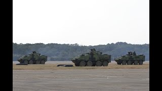 民國114年國軍春節加強戰備媒體邀訪活動：湖口基地-陸軍542旅實戰應援演練 「阿帕契」攜手「勇虎」殲敵帥爆