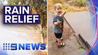 NSW rain eases bushfires and fills local dams | Nine News Australia