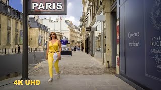 Paris Expensive Shopping streets - Walking Tour [4K]