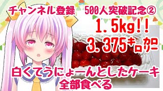 年末年始は爆食い！コストコのケーキ全部食べる！[ チャンネル登録500人突破記念②】