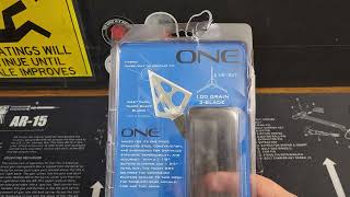 Muzzy One 100 Grain broadhead quick review