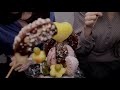 華凛×はとむぎ コラボasmr カラフルにトッピングされたフルーツの咀嚼音🍎🍇🍍 囁き声