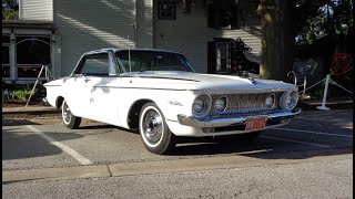 1962 Plymouth Sport Fury in Ermine White \u0026 413 Wedge Engine Sound on My Car Story with Lou Costabile