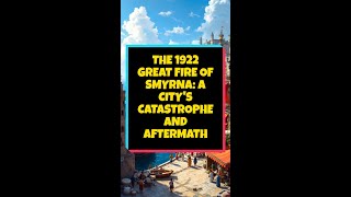 The 1922 Great Fire of Smyrna: A City's Catastrophe and Aftermath #history #earthquake #worldnews