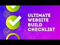 Ultimate Website Build Checklist and Kick Off Call Questions