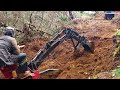 trail building with towable backhoe part 4