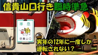 信貴山口行き臨時準急　～12年に一度しか運転されない？～