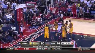 NBAPlayoffs: John Wall vs Indiana Pacers 2014.05.09 (2st Round - Game 3)