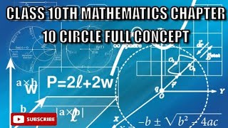 Math Chapter 10 Class 10th | Concept Of Circle Chapter Class 10th #treanding #education